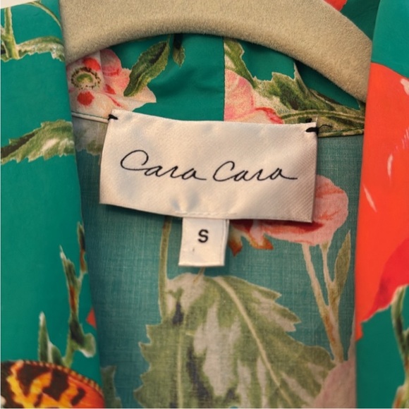 Cara Cara Garden Green Madison Tie Romper, Size S - Picture 5 of 10